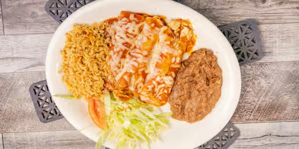 enchiladas de chiken fajita